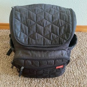 SkipHop Black Diaper Bag